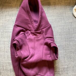Comfort Clothing Plum Dog Hoodie – Cozy Pullover for Pets